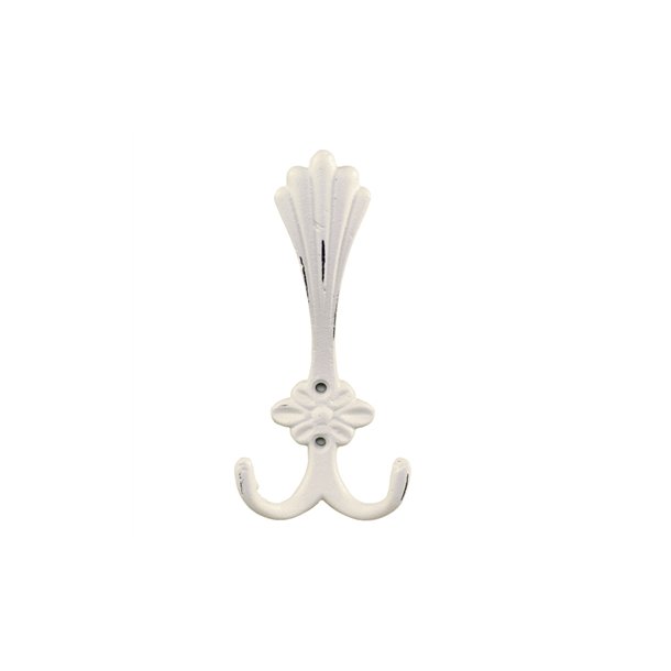 Knage med 2 kroge, antique creme