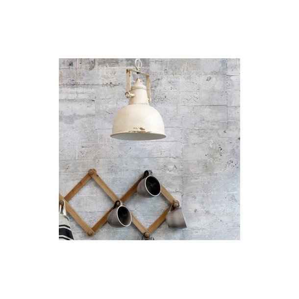 Loftlampe i antique creme